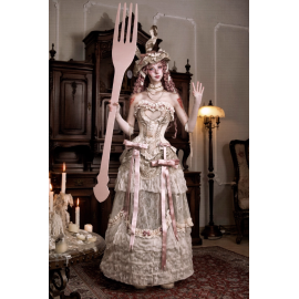 Cupid's Poetry Box Long Skirt by Blood Supply (BSY161LSK)